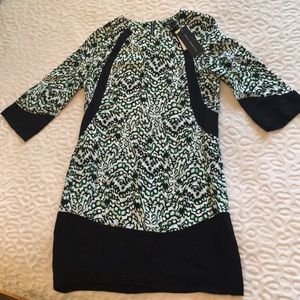 ☀️French Connection printed 3/4 sleeve Dress NWT